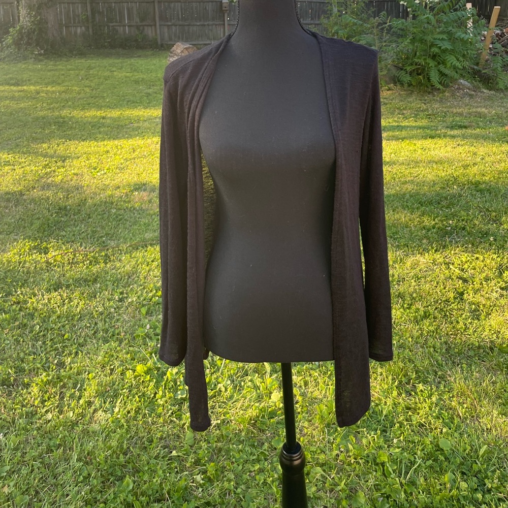 Divided Black Cardigan